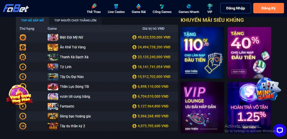 Trải nghiệm người dùng thân thiện trên go881 win